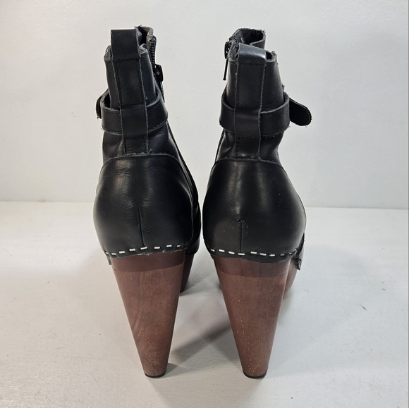 N.Y.L.A. Winnie Black Platform Ankle Boots size 10 - Picture 5 of 13